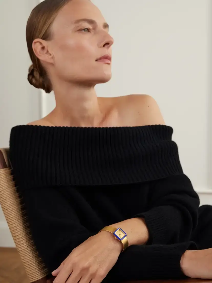 Stephanie Windsor + Chopard Vintage 1980s Hand-wound 18-karat Gold Lapis Lazuli Watch, Ref. 46945 (6.75” And 7.0” Wrist) | Thumbnail 2