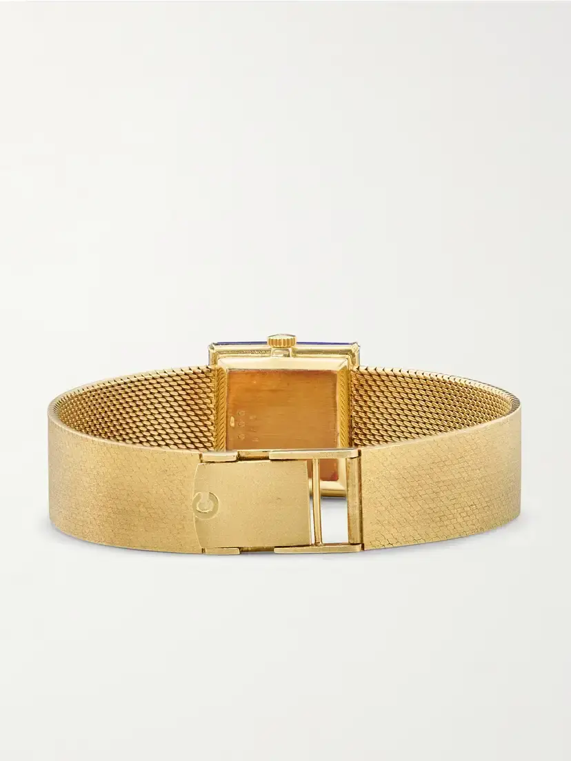 Stephanie Windsor + Chopard Vintage 1980s Hand-wound 18-karat Gold Lapis Lazuli Watch, Ref. 46945 (6.75” And 7.0” Wrist) | Thumbnail 5
