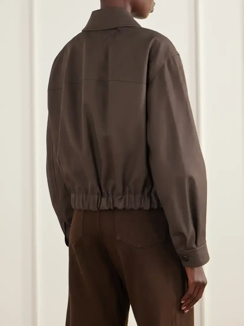 Lemaire Gathered Cotton-twill Jacket | Thumbnail 4 Lemaire Gathered Cotton-twill Jacket | Thumbnail 4