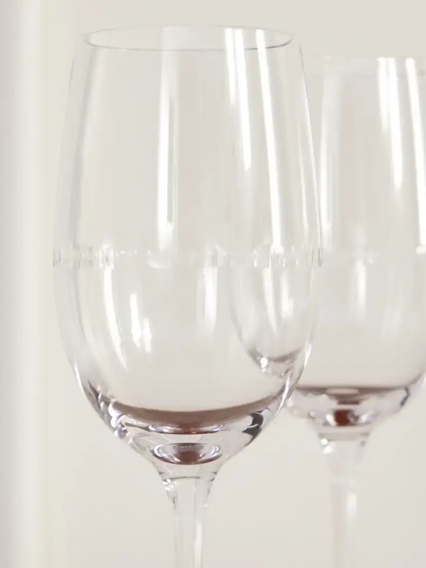 Christofle Perles Set Of Two Wine Glasses | Thumbnail 3