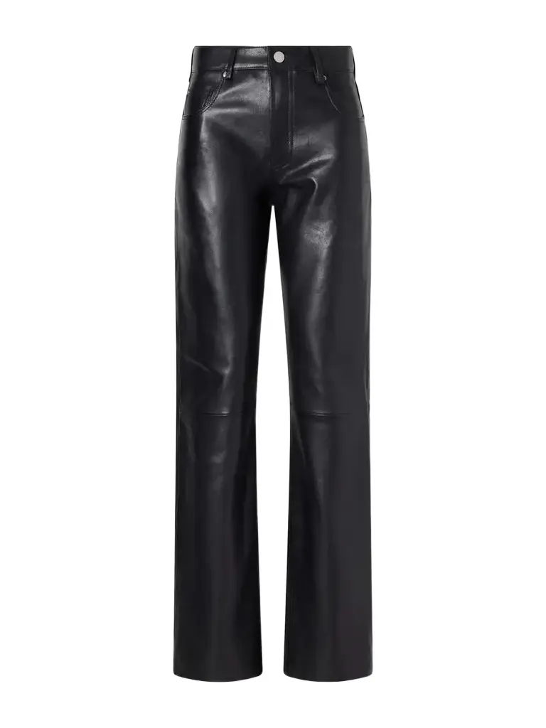 Leather Straight-leg Pants Leather Straight-leg Pants