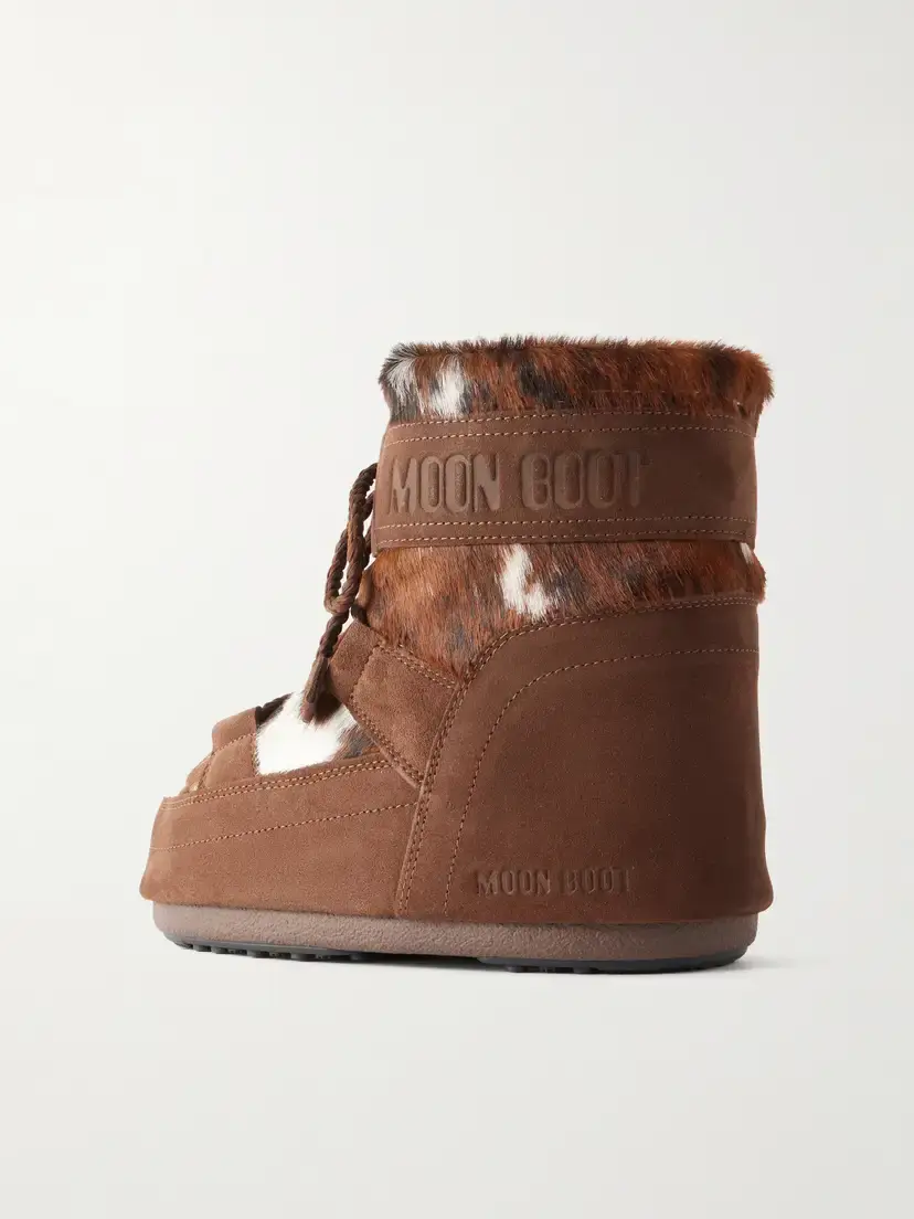 Moon Boot Icon Low Archive 1985 Suede-trimmed Calf-hair Boots | Thumbnail 3 Moon Boot Icon Low Archive 1985 Suede-trimmed Calf-hair Boots | Thumbnail 3