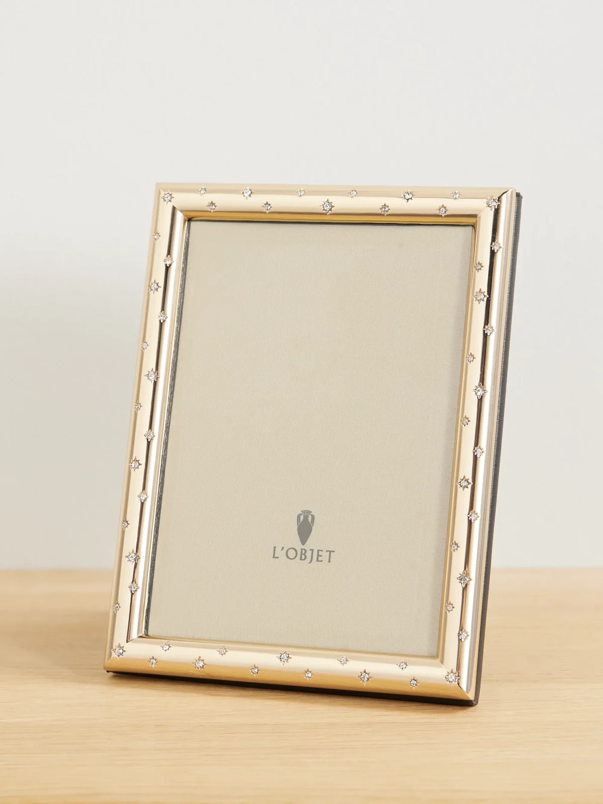 Stars Swarovski Crystal-embellished Gold-plated 4x6 Picture Frame Stars Swarovski Crystal-embellished Gold-plated 4x6 Picture Frame