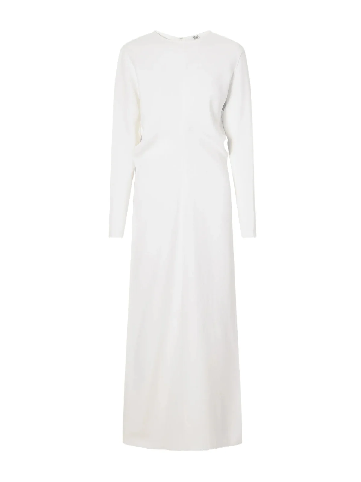 TOTEME Gathered Crepe Maxi Dress | Thumbnail 1 TOTEME Gathered Crepe Maxi Dress | Thumbnail 1