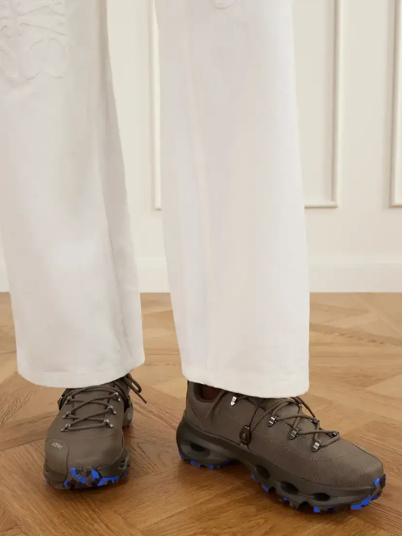 Loewe + On Cloudsolo Hiker Rubber-trimmed Twill Sneakers | Thumbnail 2