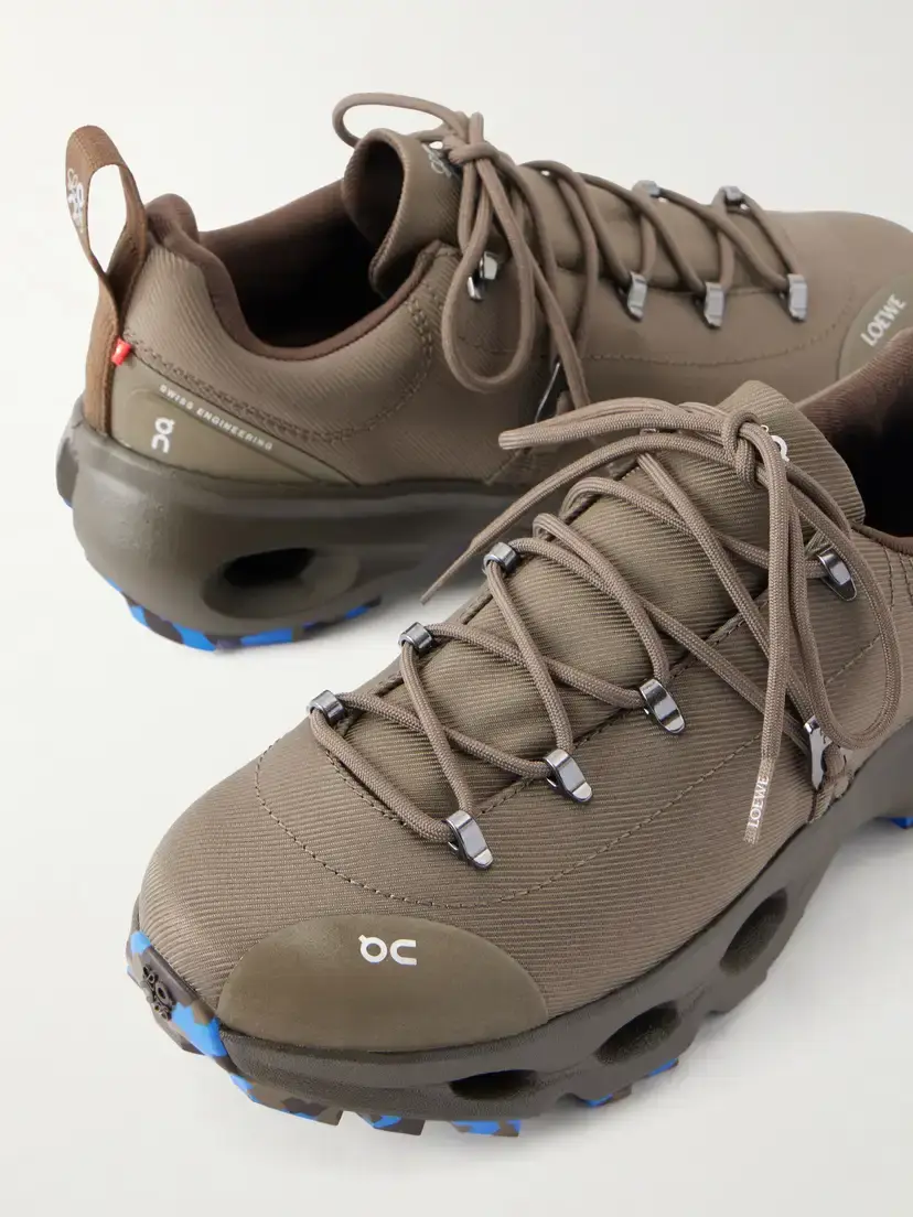 Loewe + On Cloudsolo Hiker Rubber-trimmed Twill Sneakers | Thumbnail 5