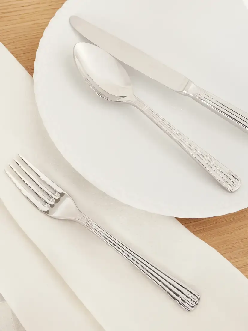 Christofle Osiris 24-piece Silver-tone Stainless Steel Cutlery Set | Thumbnail 2 Christofle Osiris 24-piece Silver-tone Stainless Steel Cutlery Set | Thumbnail 2