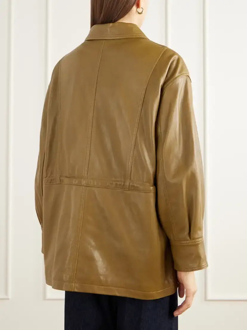 ARMA Maeve Paneled Leather Jacket | Thumbnail 4