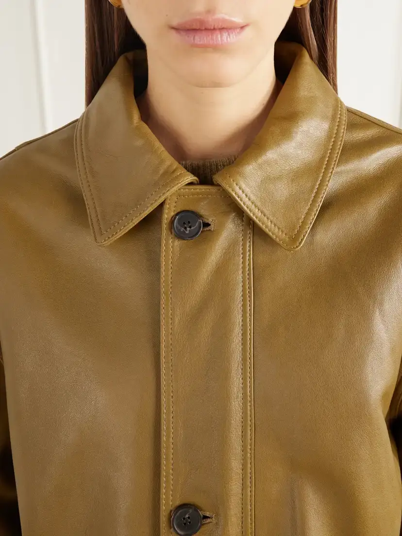 ARMA Maeve Paneled Leather Jacket | Thumbnail 5