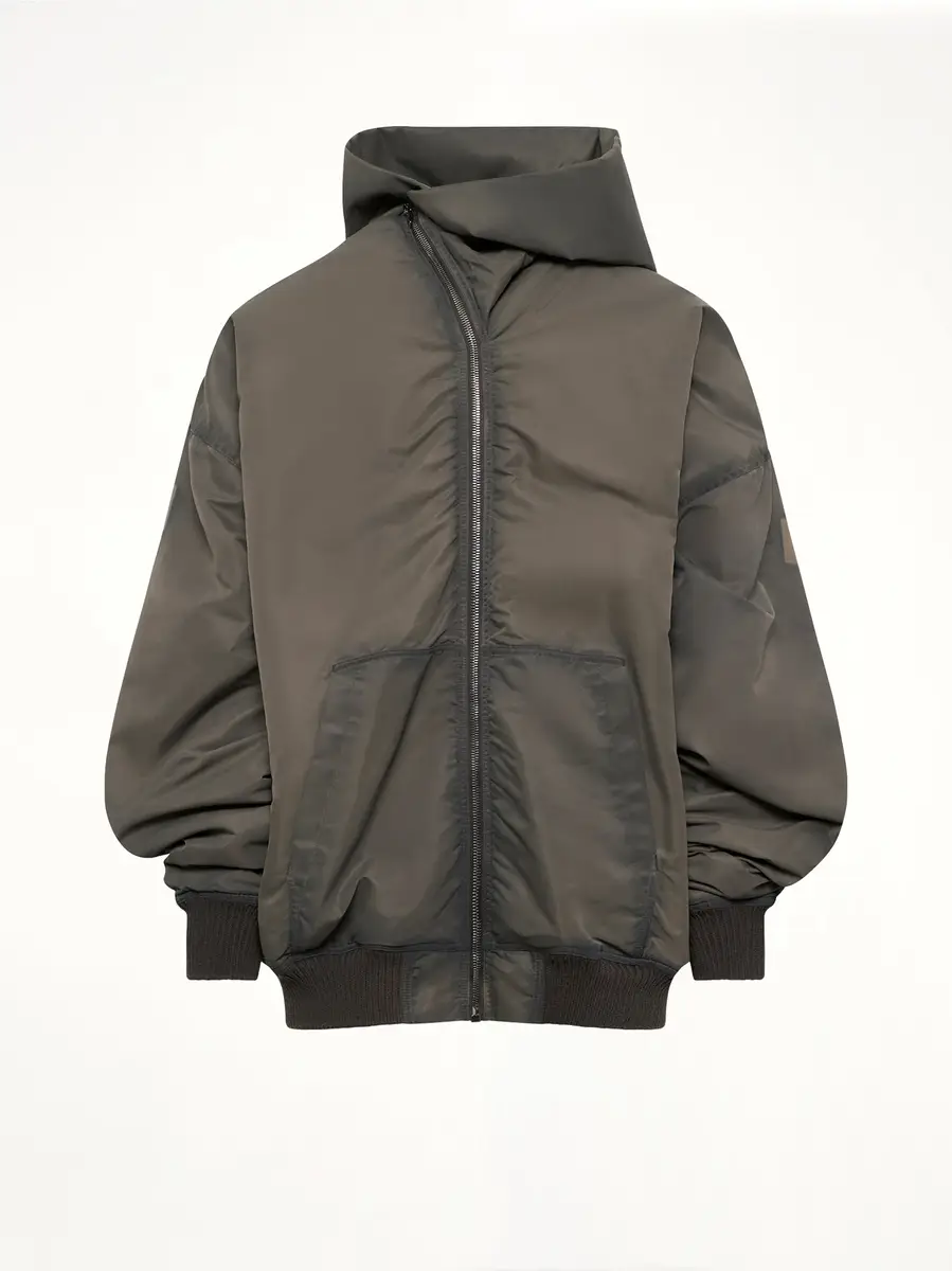 Rick Owens Tower Mountain Hoodie in Dark Dust | Thumbnail 2