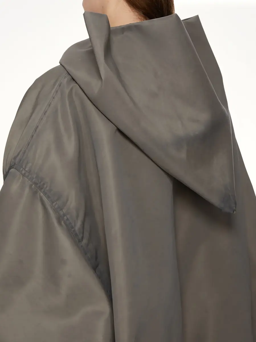 Rick Owens Tower Mountain Hoodie in Dark Dust | Thumbnail 6