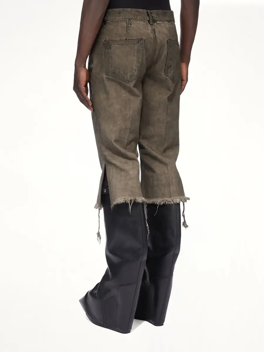 Rick Owens Bolan Cutoffs in Dust | Thumbnail 4