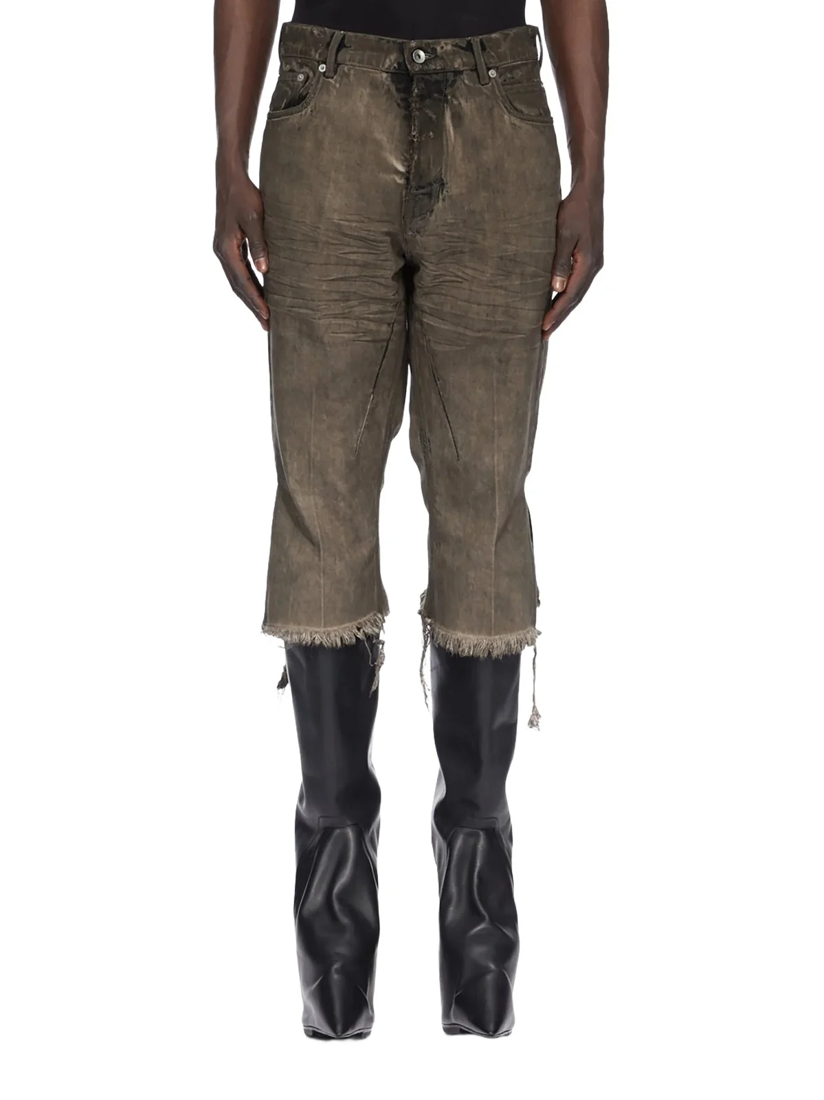 Rick Owens Bolan Cutoffs in Dust