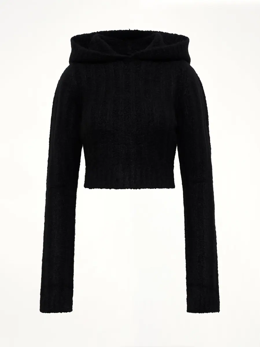 Rick Owens LS Cropped Hooded Top | Thumbnail 2 Rick Owens LS Cropped Hooded Top | Thumbnail 2