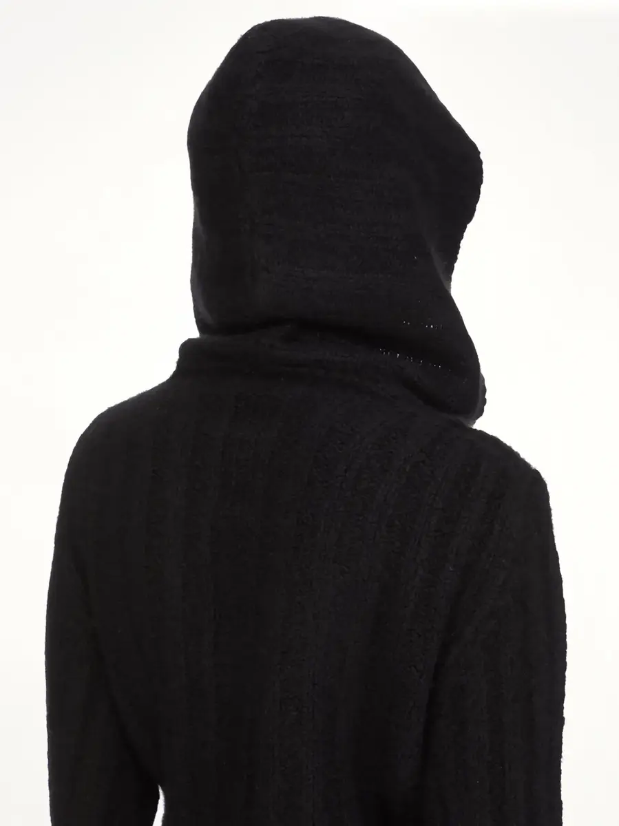 Rick Owens LS Cropped Hooded Top | Thumbnail 7 Rick Owens LS Cropped Hooded Top | Thumbnail 7