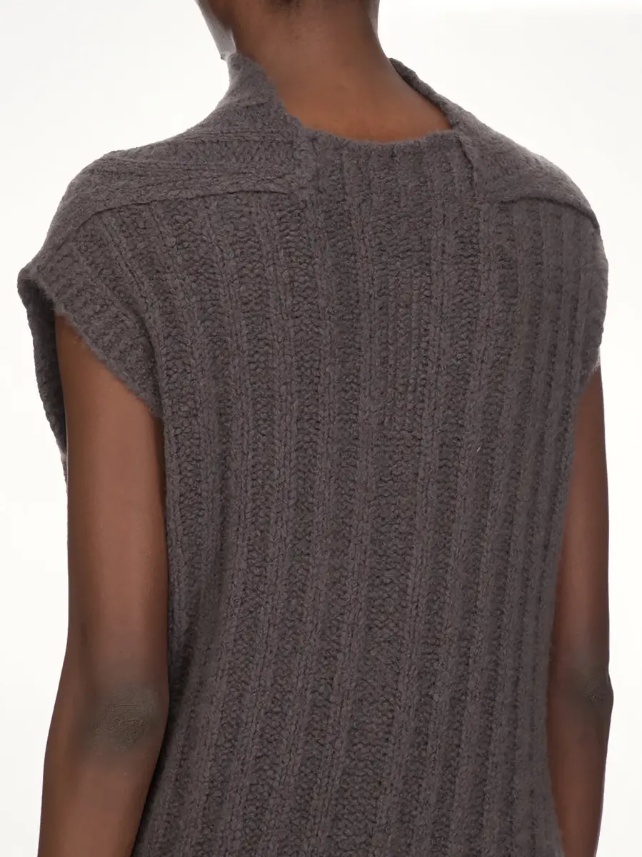 Rick Owens Babel Top in Dark Dust | Thumbnail 6 Rick Owens Babel Top in Dark Dust | Thumbnail 6