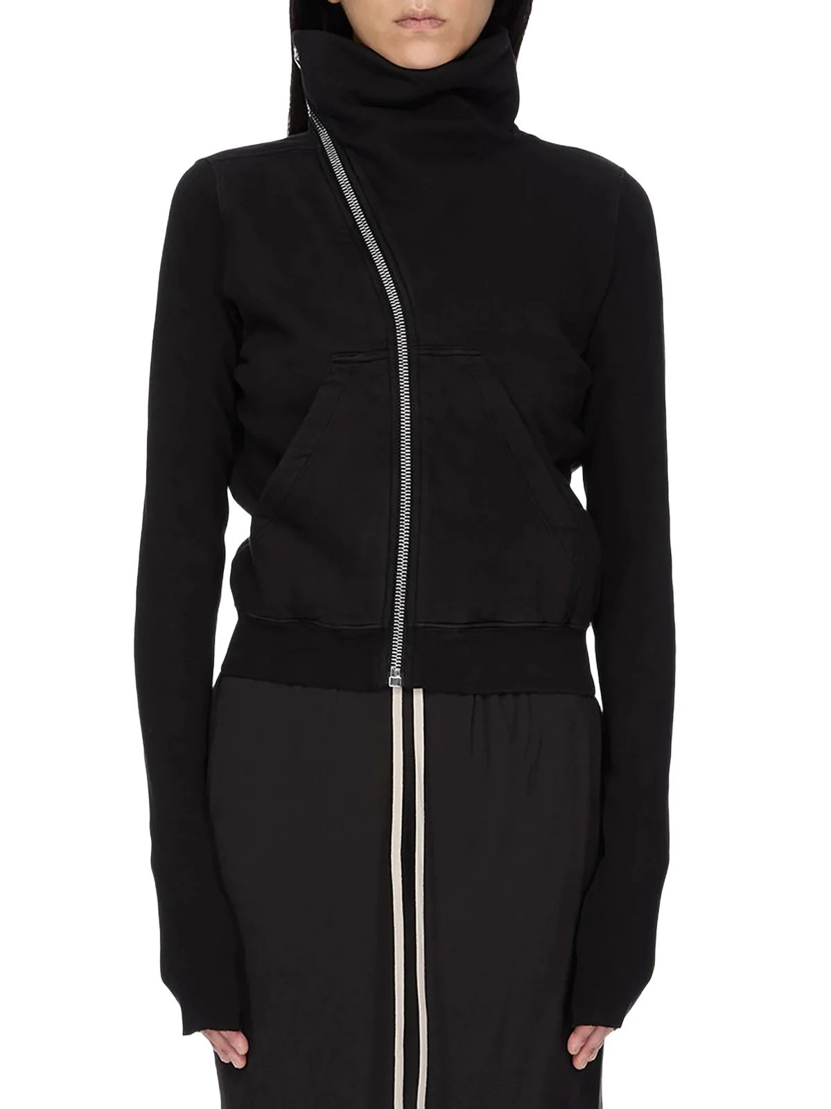 RICK OWENS DRKSHDW Furka Jersey Mountain Sweatshirt
