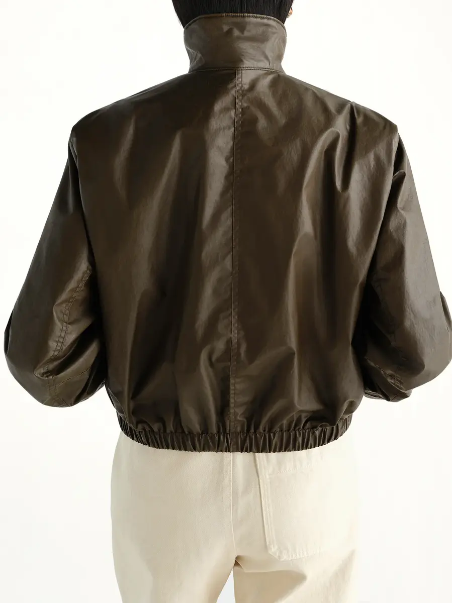 Lemaire Zipped Blouson in Truffle | Thumbnail 5