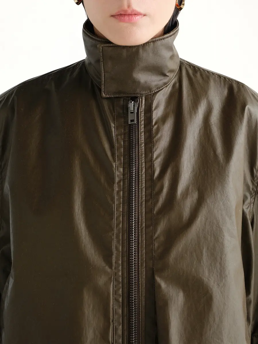 Lemaire Zipped Blouson in Truffle | Thumbnail 6