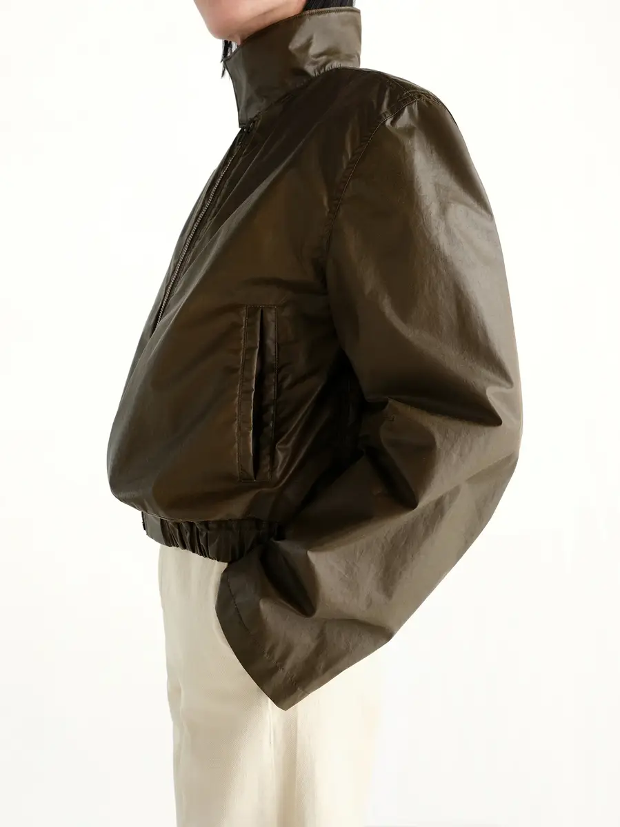 Lemaire Zipped Blouson in Truffle | Thumbnail 7