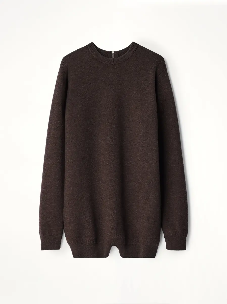Lemaire Relaxed Overall in Ganache | Thumbnail 2 Lemaire Relaxed Overall in Ganache | Thumbnail 2