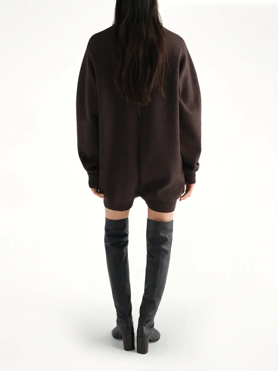 Lemaire Relaxed Overall in Ganache | Thumbnail 5 Lemaire Relaxed Overall in Ganache | Thumbnail 5