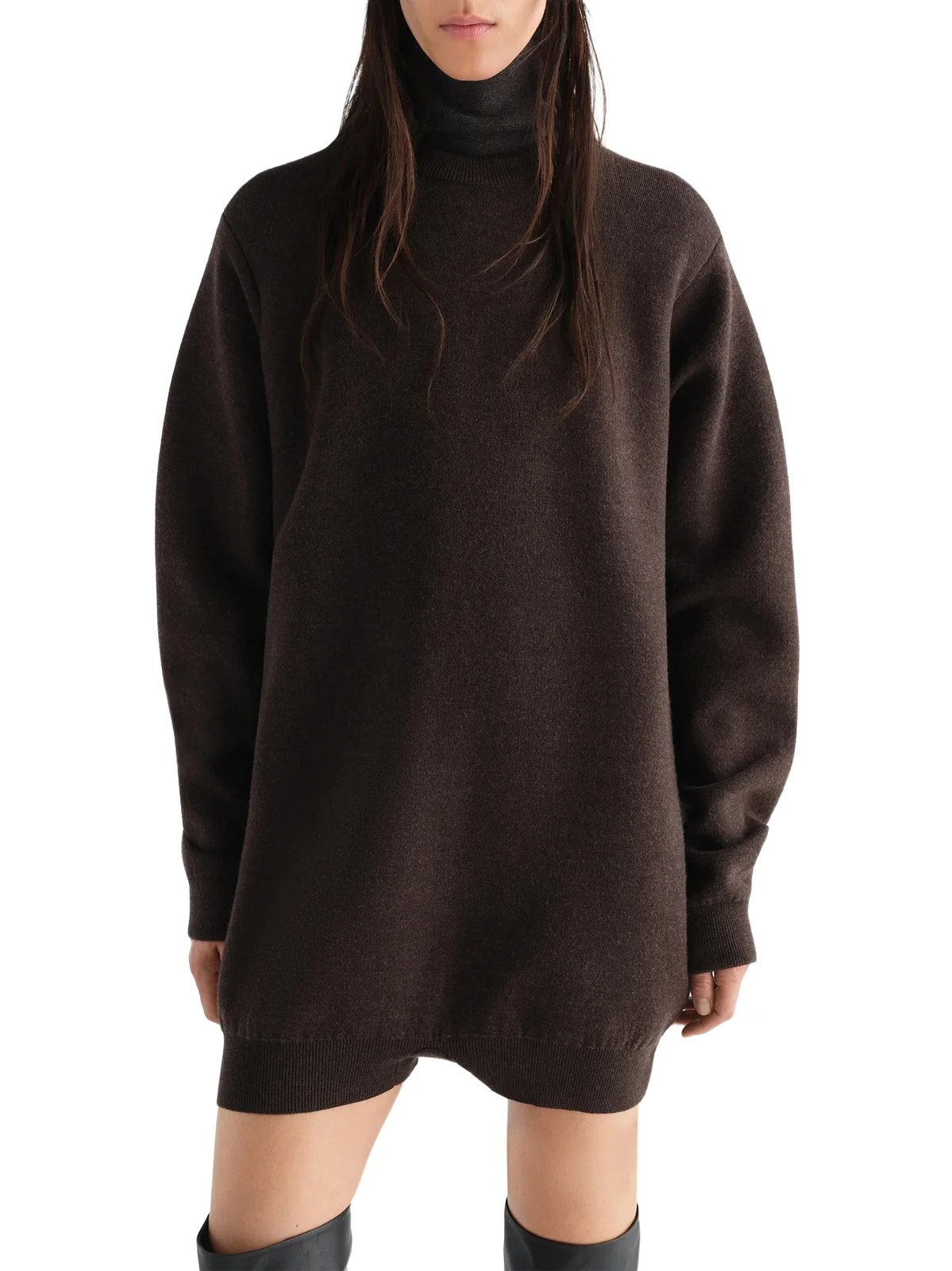 Lemaire Relaxed Overall in Ganache