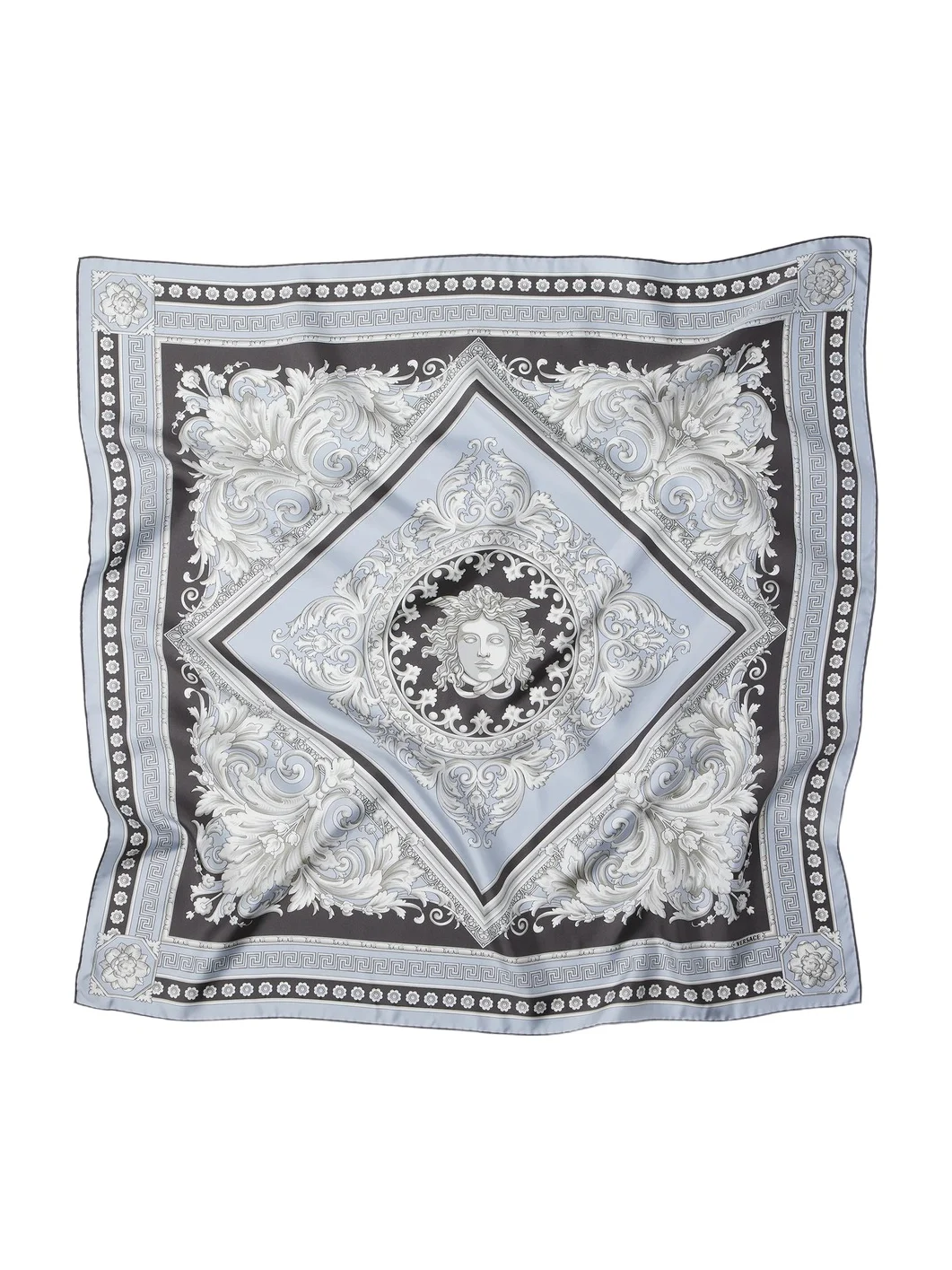 Printed Silk Twill Scarf 90 cm Printed Silk Twill Scarf 90 cm