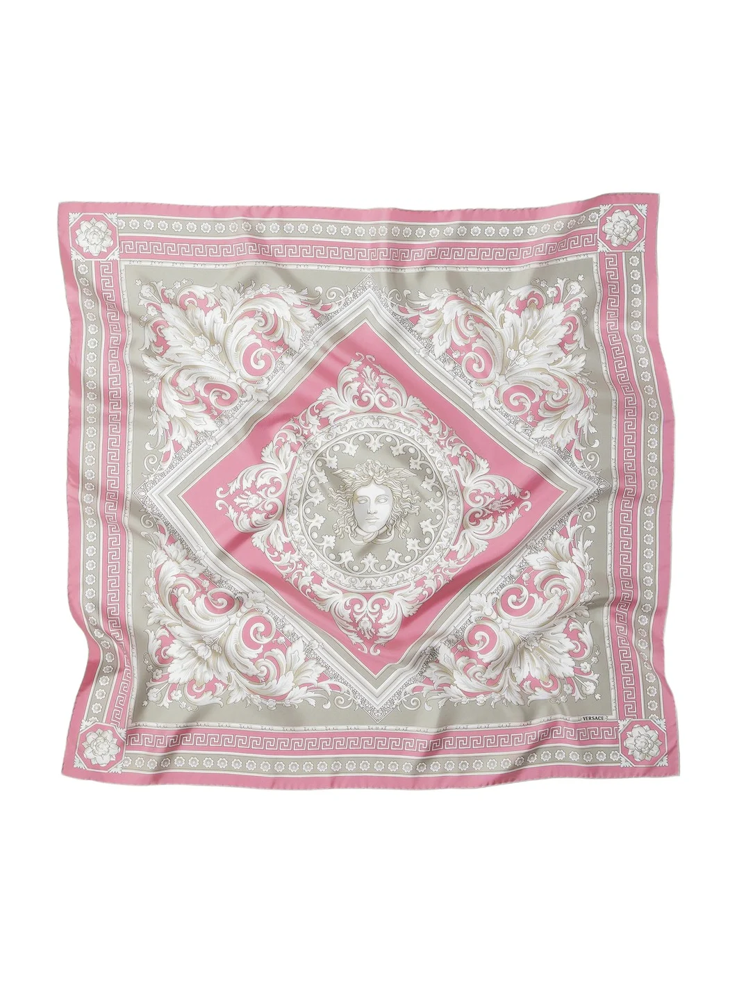Printed Silk Twill Scarf 90 cm