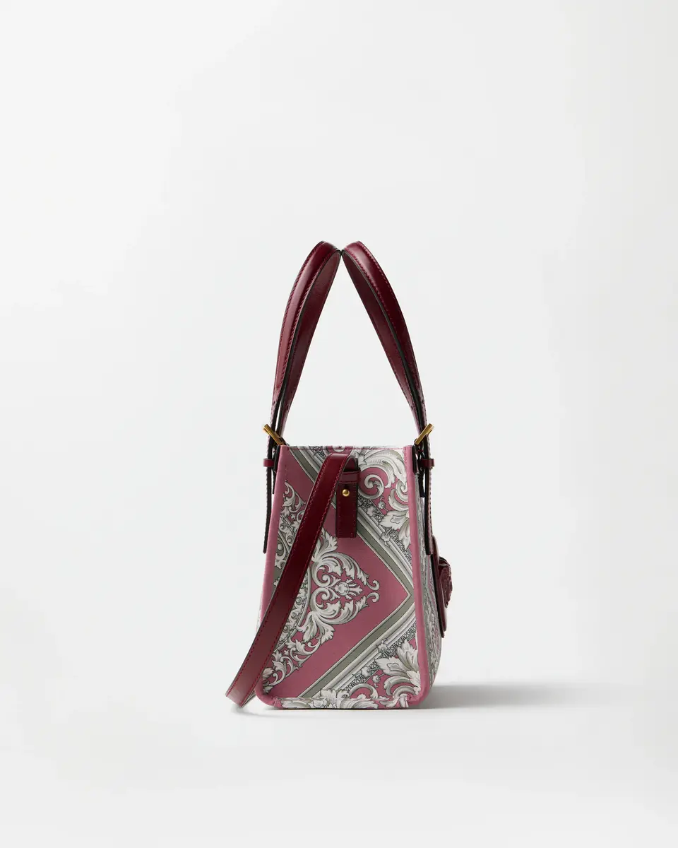 Versace Rivière Printed Mini Canvas Tote | Thumbnail 2