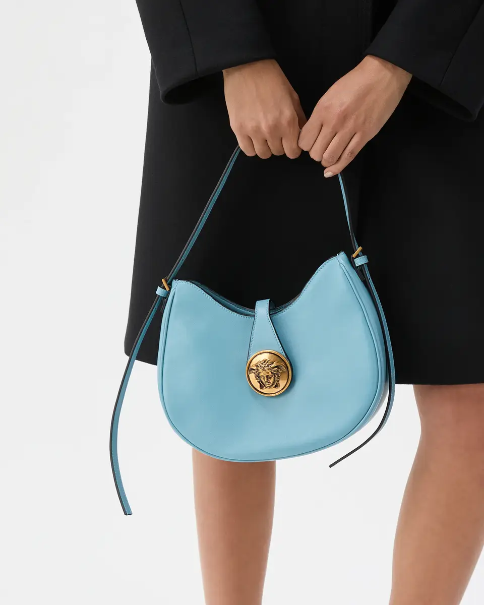 Versace Emblème Nappa Hobo Bag | Thumbnail 2 Versace Emblème Nappa Hobo Bag | Thumbnail 2