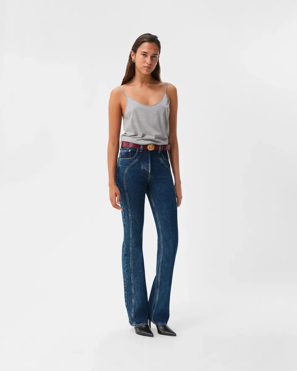 Versace High-Waist Straight Jeans | Thumbnail 2 Versace High-Waist Straight Jeans | Thumbnail 2