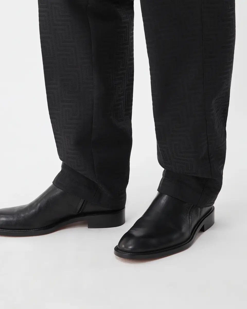 Versace Primo Leather Ankle Boots | Thumbnail 2