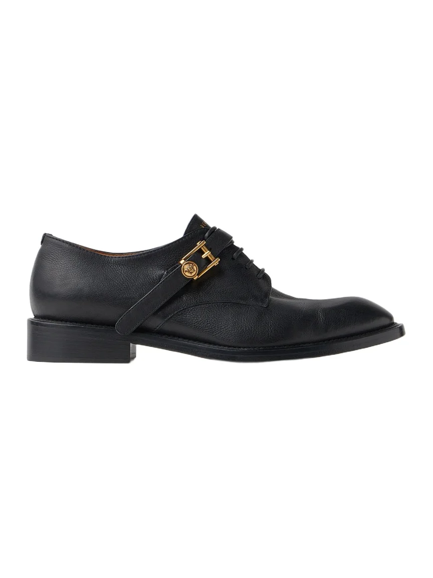 Versace Primo Leather Derby Shoes