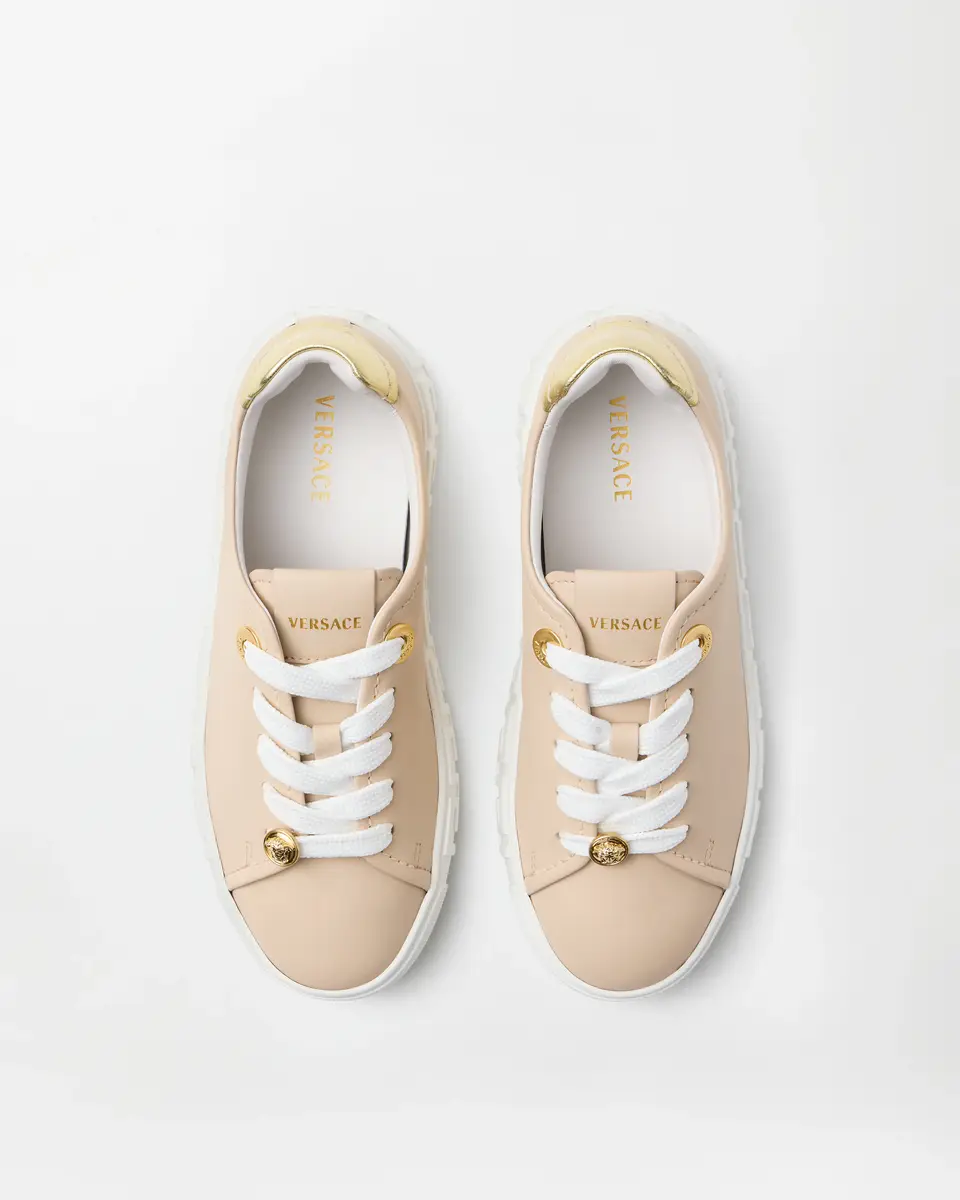 Versace Greca Leather Sneakers | Thumbnail 2