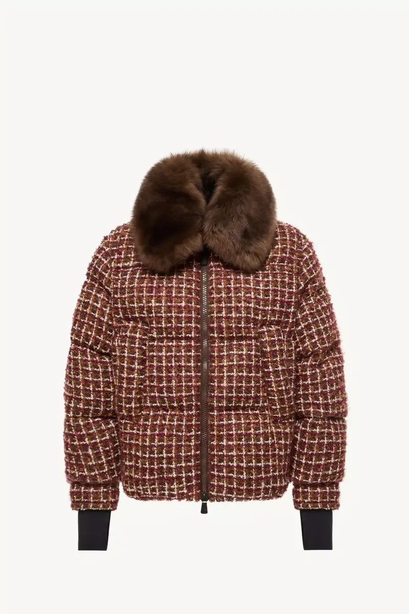 Moncler Grenoble Sandane Tweed Short Down Jacket | Thumbnail 2 Moncler Grenoble Sandane Tweed Short Down Jacket | Thumbnail 2