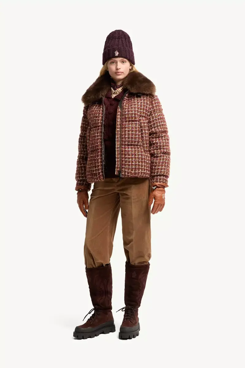 Moncler Grenoble Sandane Tweed Short Down Jacket | Thumbnail 3 Moncler Grenoble Sandane Tweed Short Down Jacket | Thumbnail 3