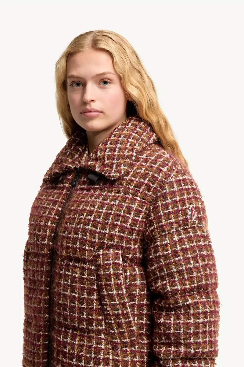 Moncler Grenoble Sandane Tweed Short Down Jacket | Thumbnail 4 Moncler Grenoble Sandane Tweed Short Down Jacket | Thumbnail 4