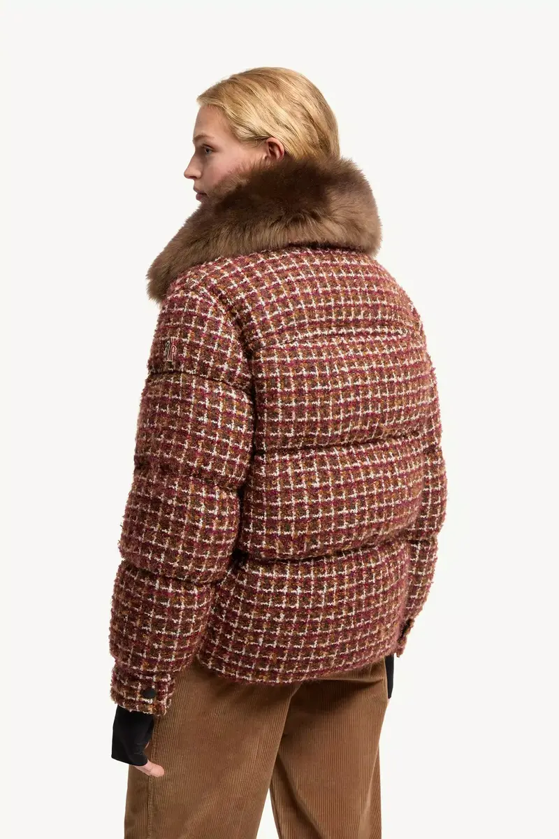 Moncler Grenoble Sandane Tweed Short Down Jacket | Thumbnail 6 Moncler Grenoble Sandane Tweed Short Down Jacket | Thumbnail 6