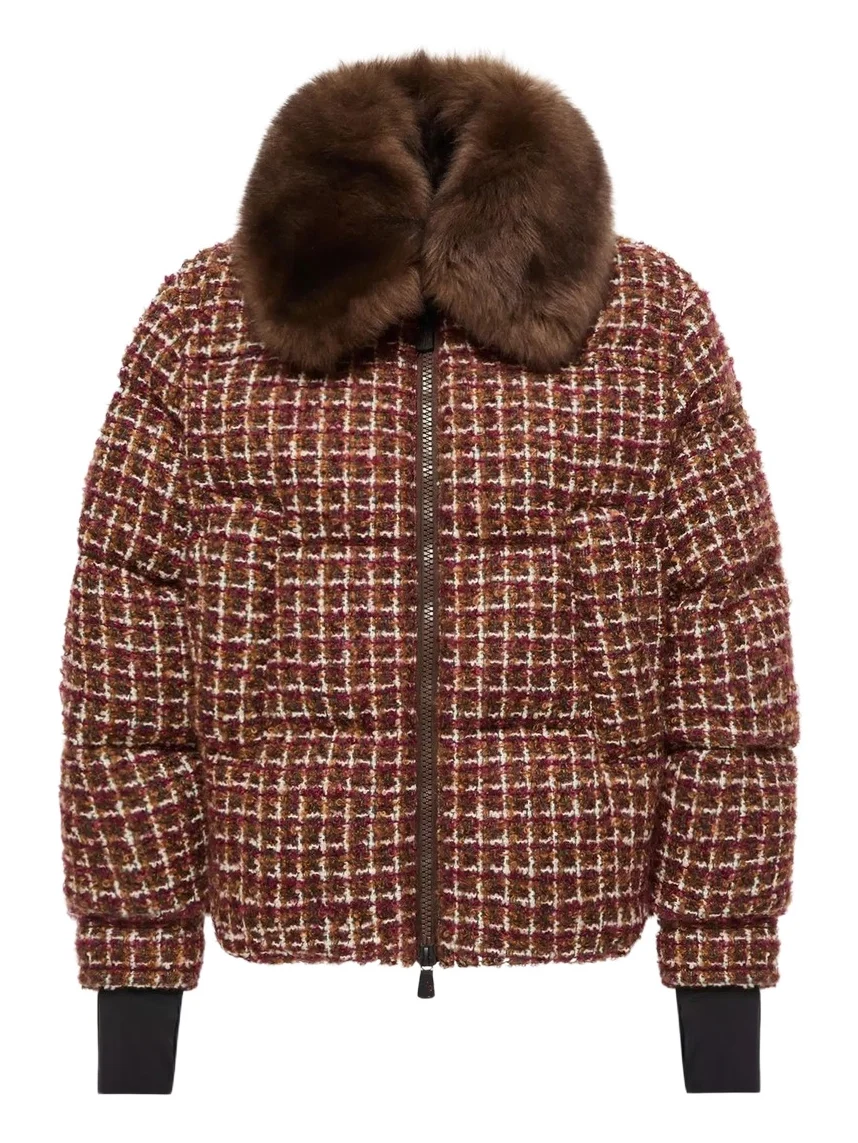 Sandane Tweed Short Down Jacket