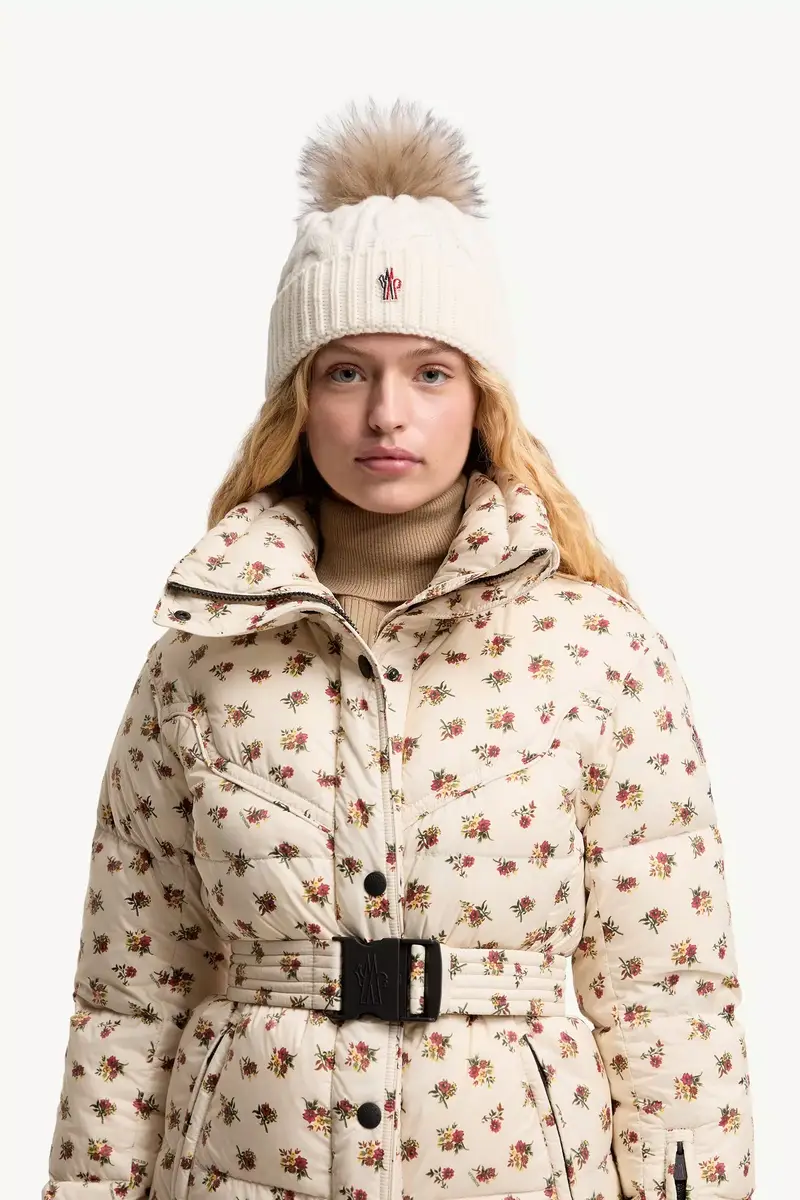 Moncler Grenoble Wool & Cashmere Beanie With Pom Pom | Thumbnail 3 Moncler Grenoble Wool & Cashmere Beanie With Pom Pom | Thumbnail 3