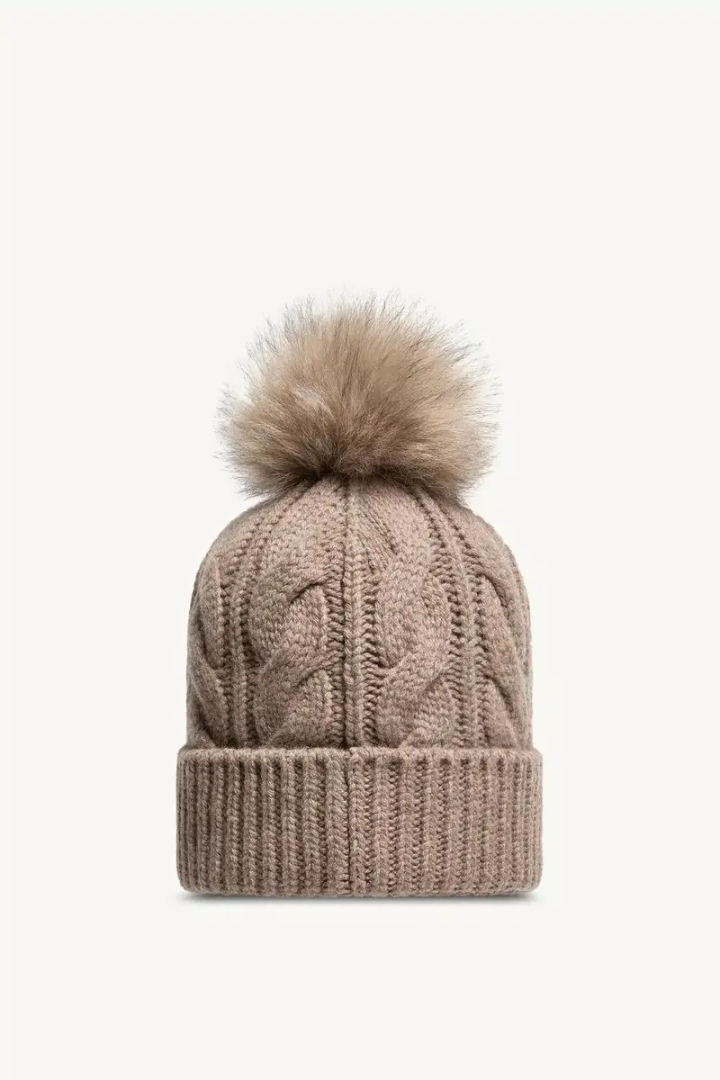 Moncler Grenoble Wool & Cashmere Beanie With Pom Pom | Thumbnail 5 Moncler Grenoble Wool & Cashmere Beanie With Pom Pom | Thumbnail 5