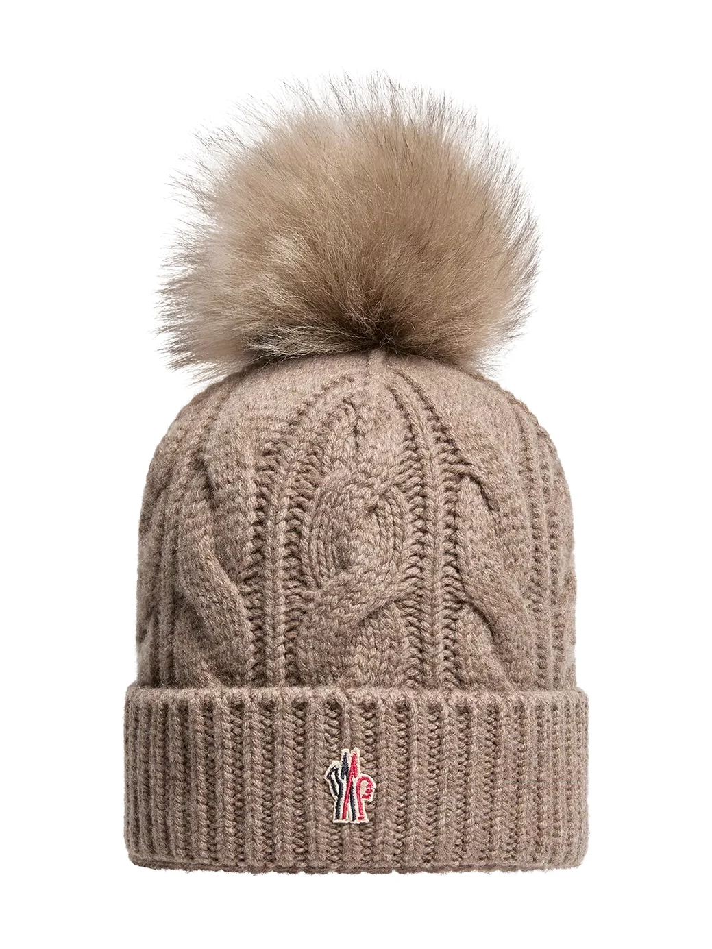 Moncler Grenoble Wool & Cashmere Beanie With Pom Pom