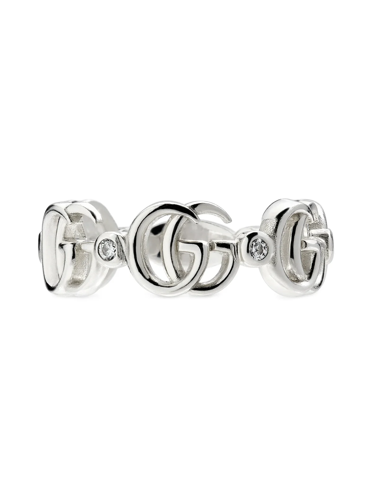 Gucci GG Marmont Ring With Crystals