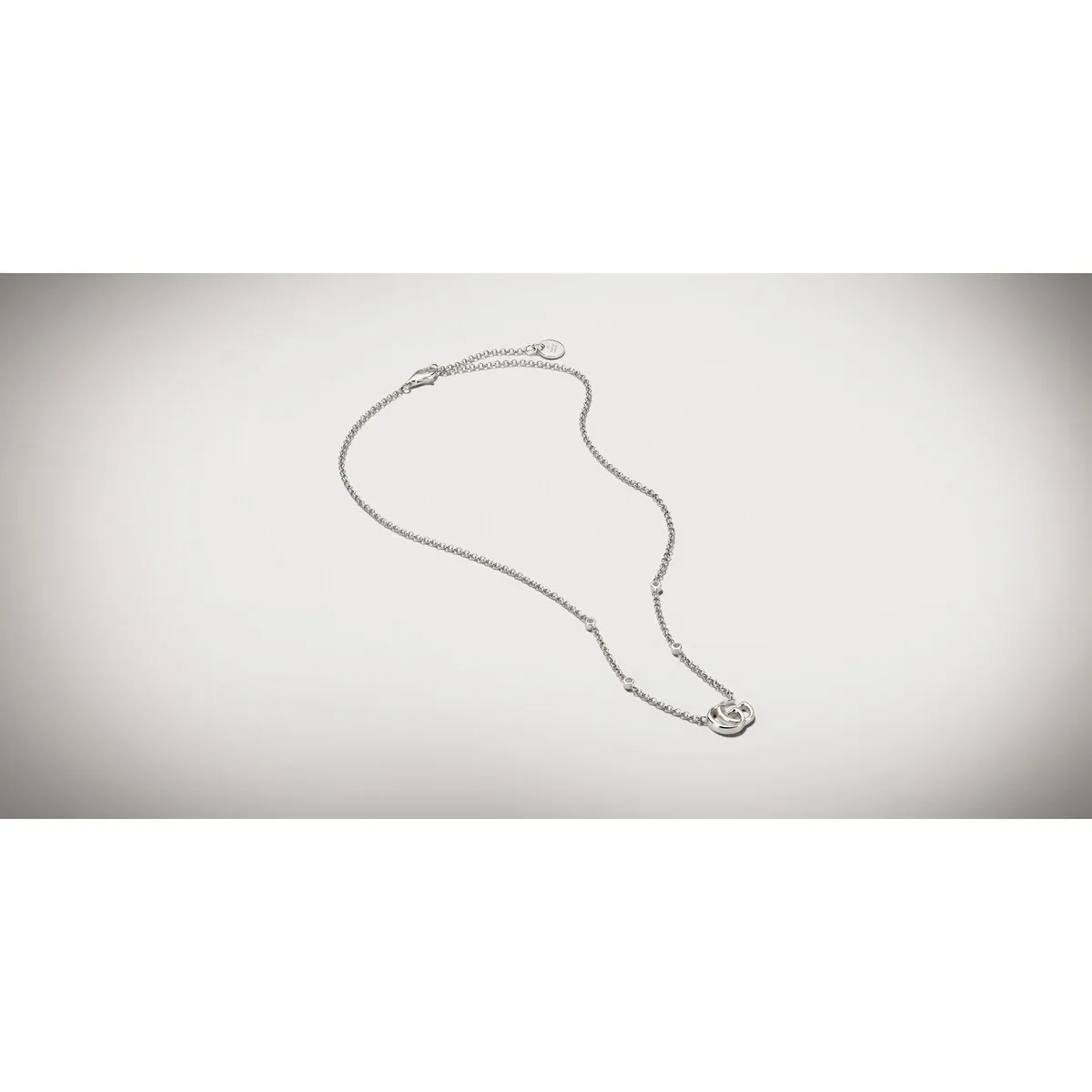 Gucci GG Marmont Pendant Necklace With Crystals | Thumbnail 3