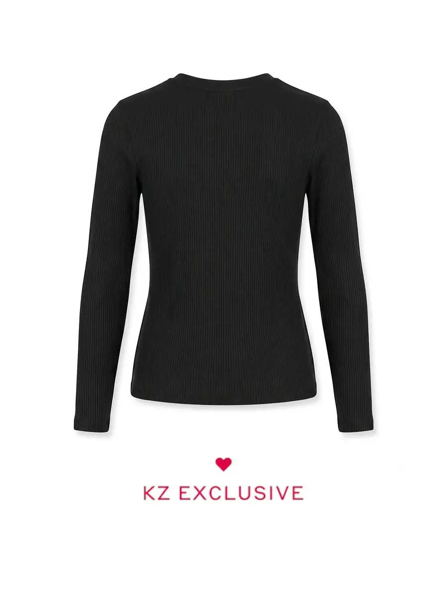 Kirna Zabête Exclusive Collection The Long Sleeve Ribbed Tee | Thumbnail 2 Kirna Zabête Exclusive Collection The Long Sleeve Ribbed Tee | Thumbnail 2
