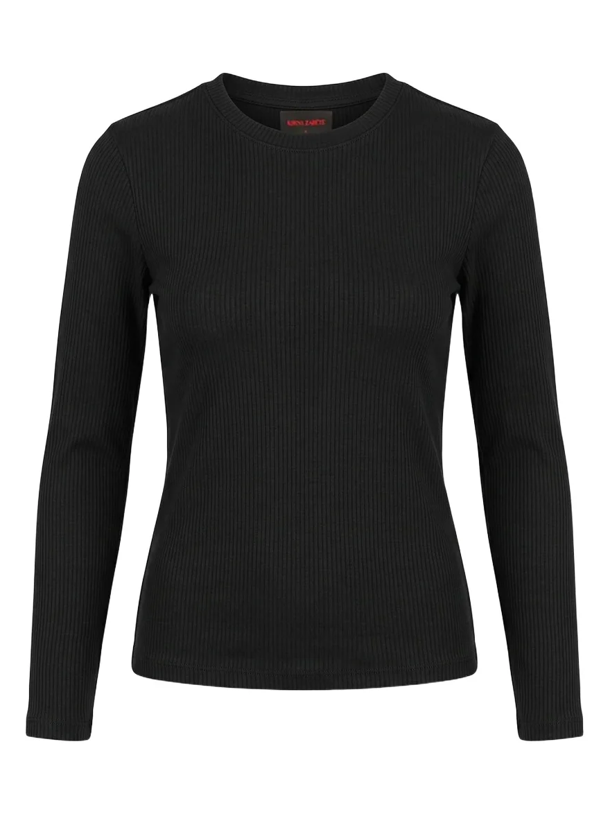 The Long Sleeve Ribbed Tee The Long Sleeve Ribbed Tee