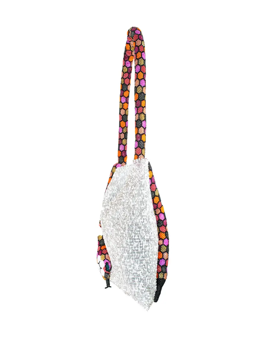 SAC DE SOUL White Silver and Warm Toned Large Serpent Bag | Thumbnail 4 SAC DE SOUL White Silver and Warm Toned Large Serpent Bag | Thumbnail 4