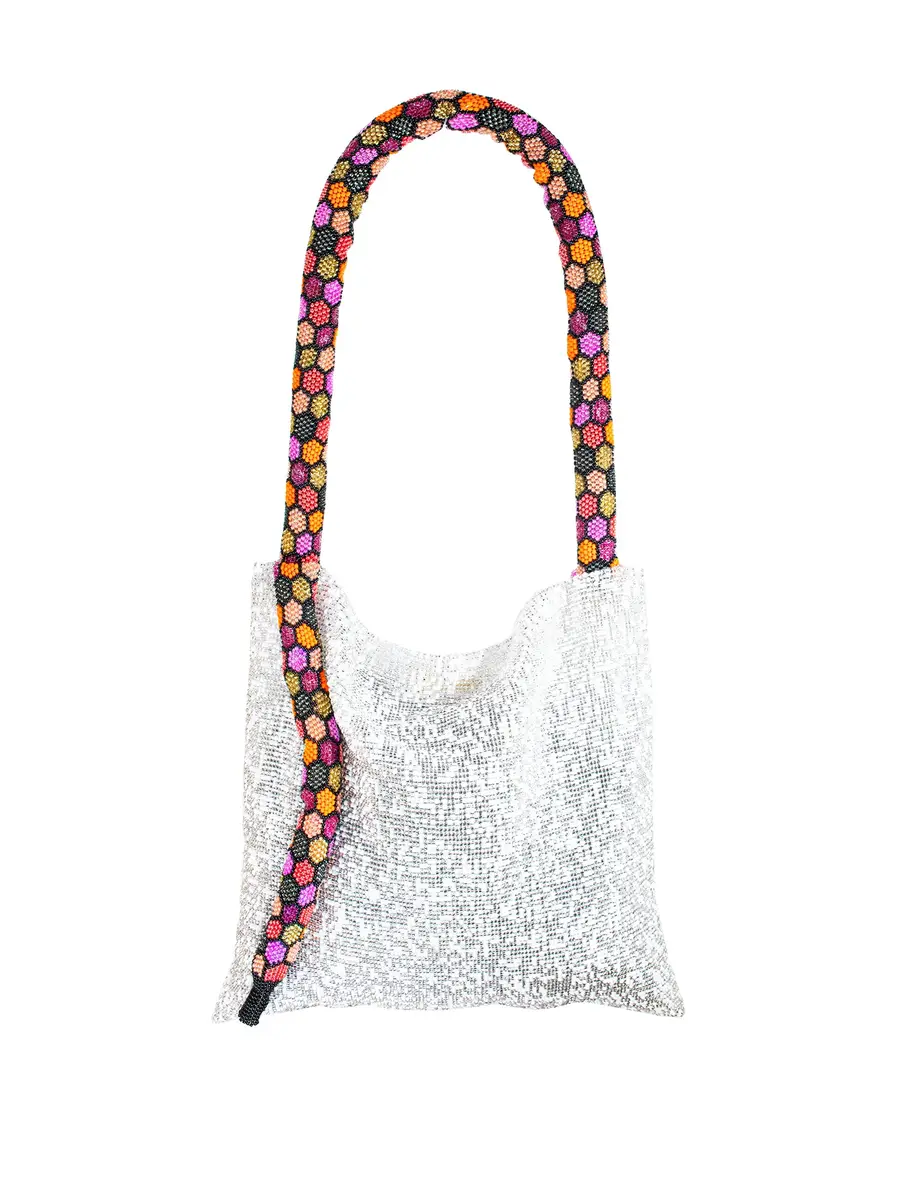SAC DE SOUL White Silver and Warm Toned Large Serpent Bag | Thumbnail 5 SAC DE SOUL White Silver and Warm Toned Large Serpent Bag | Thumbnail 5