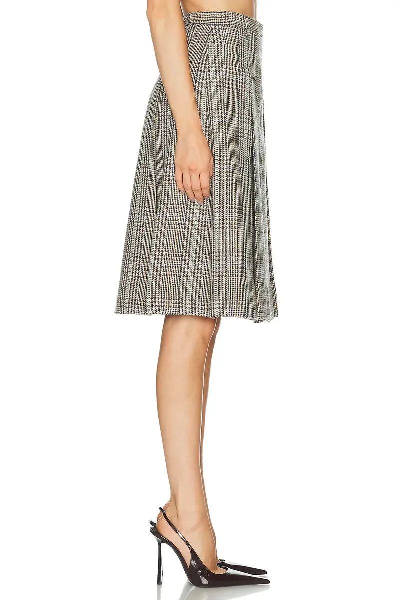 Acne Studios Itesha Plaid Wool Skirt | Thumbnail 3 Acne Studios Itesha Plaid Wool Skirt | Thumbnail 3